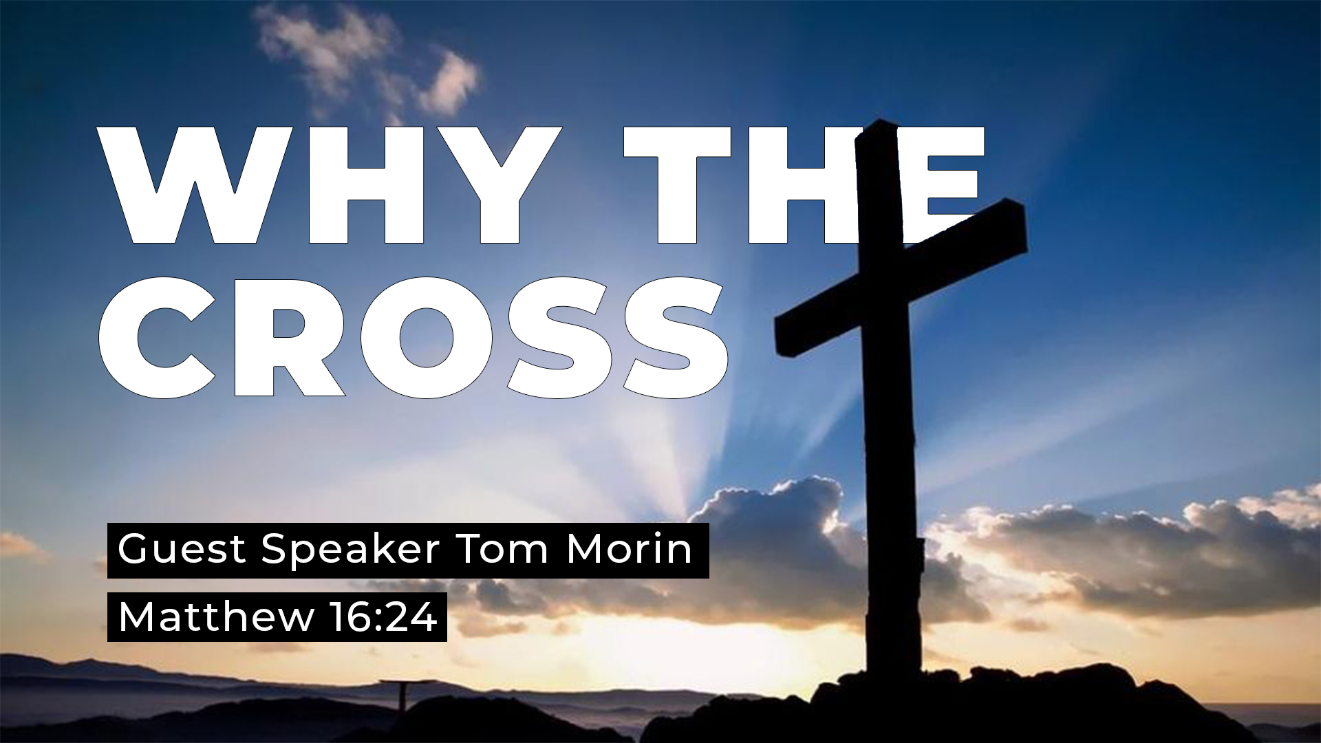 Why The Cross